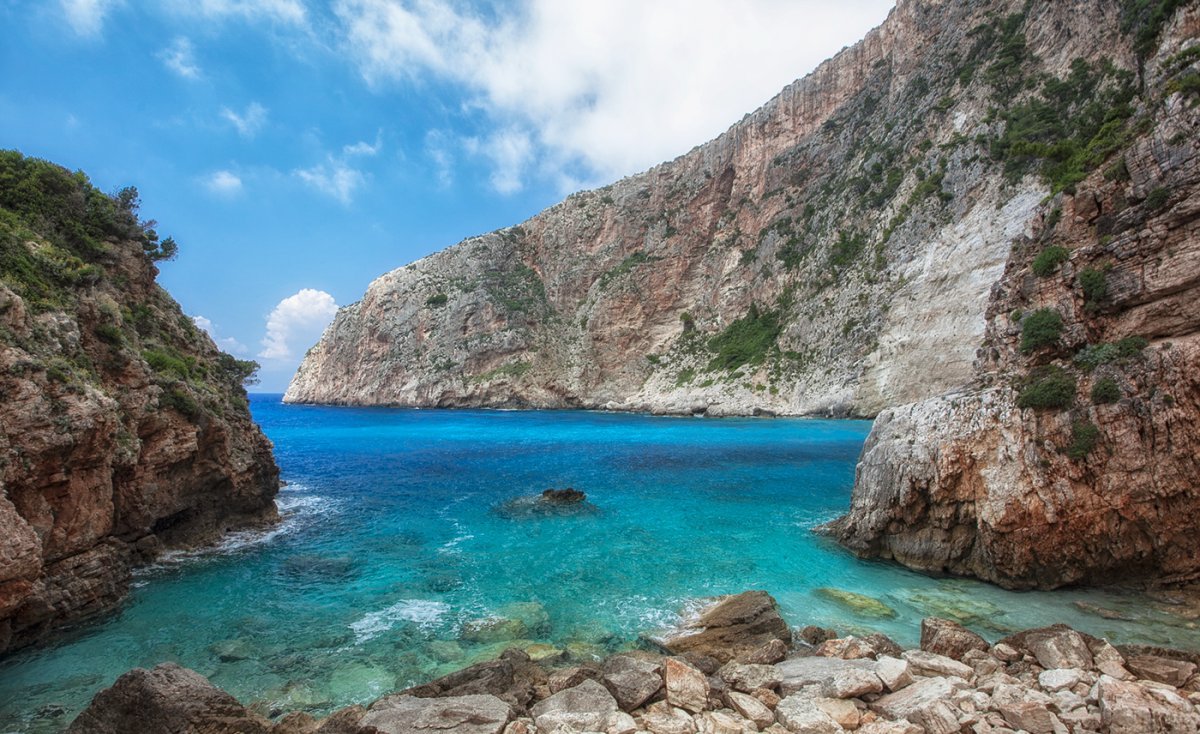 Пляж голубая Лагуна Крым