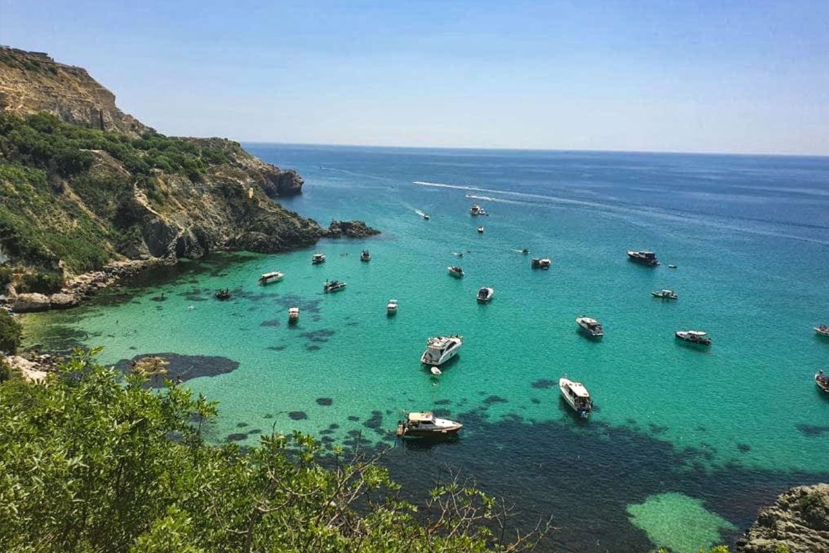 Пляж Баунти в Крыму Фиолент