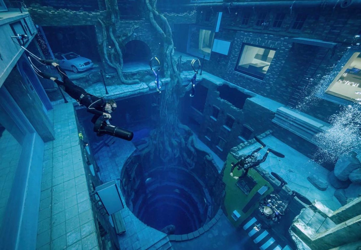Deep Dive Dubai самый глубокий бассейн в мире