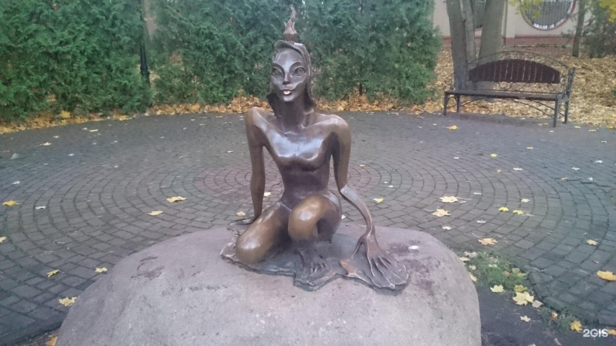 Скульптура Царевна лягушка в Светлогорске