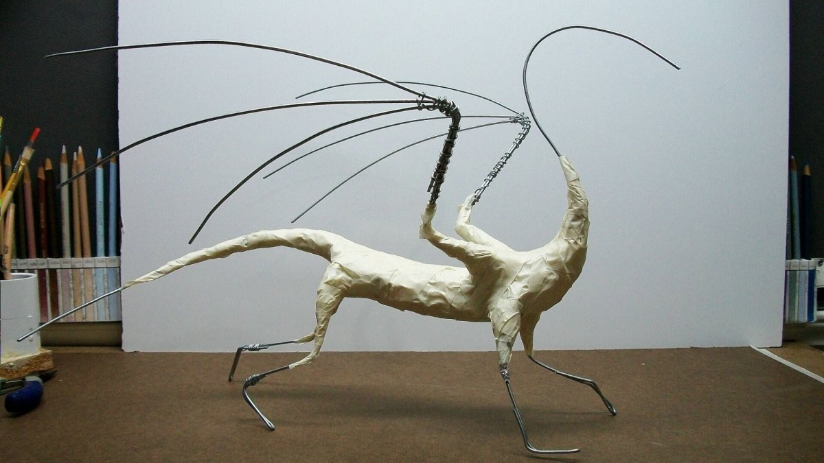 Скульптура из пластилина каркас