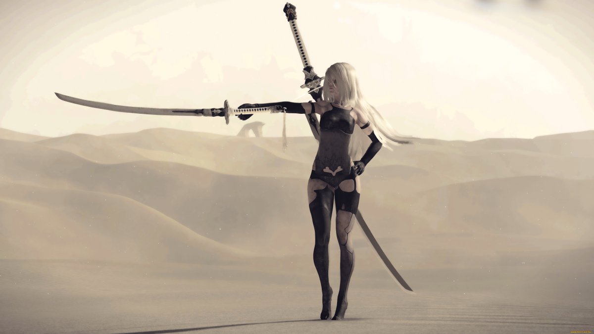 NIER Automata девушка