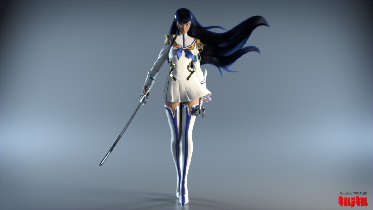 Satsuki Kiryuin 3d