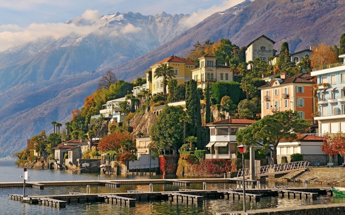 Ascona город в Швейцарии