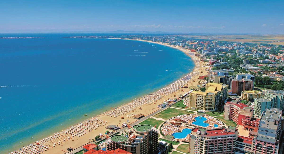 Солнечный берег город Болгария