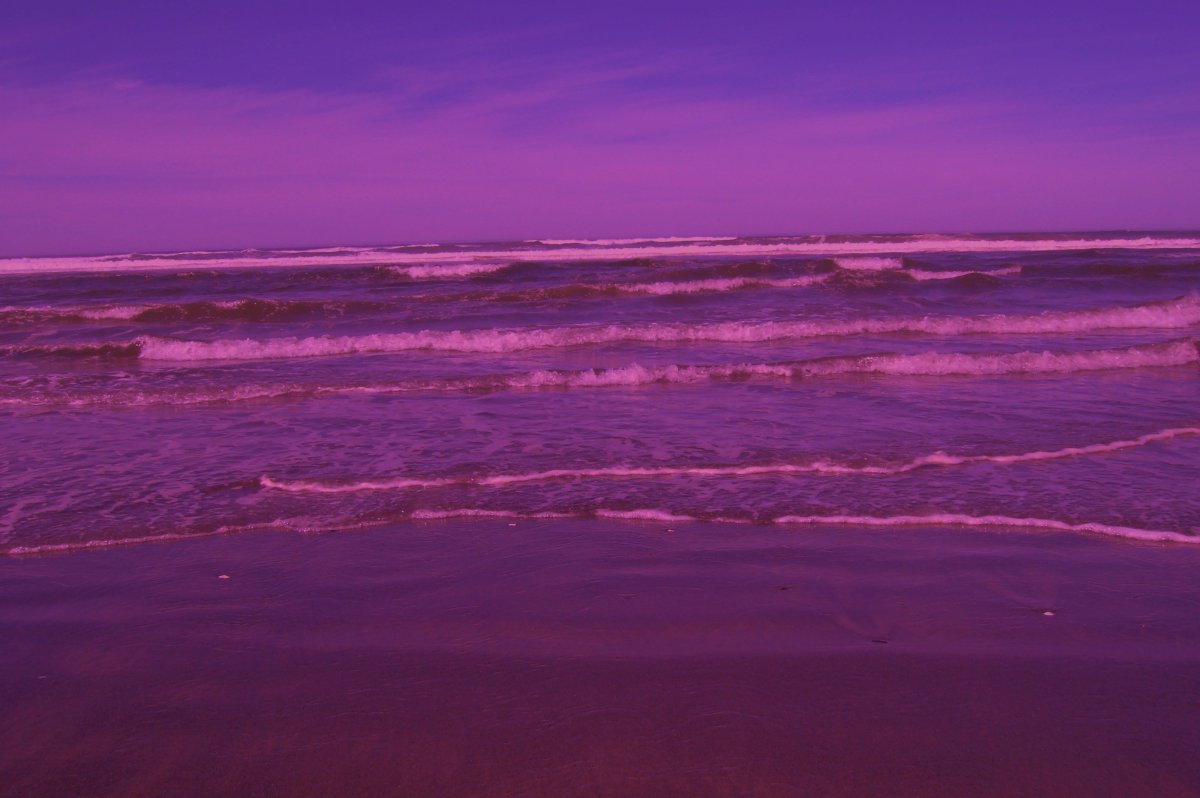 Фиолетовое море Эстетика