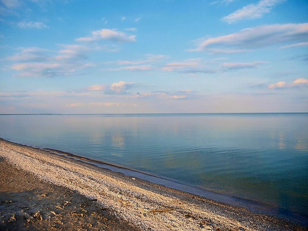 Азовское море коса Пересыпь