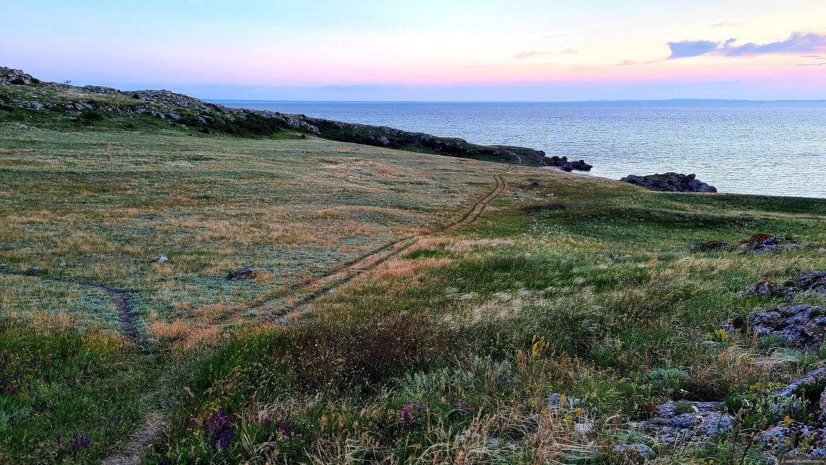 Остров Ляпина в Азовском море