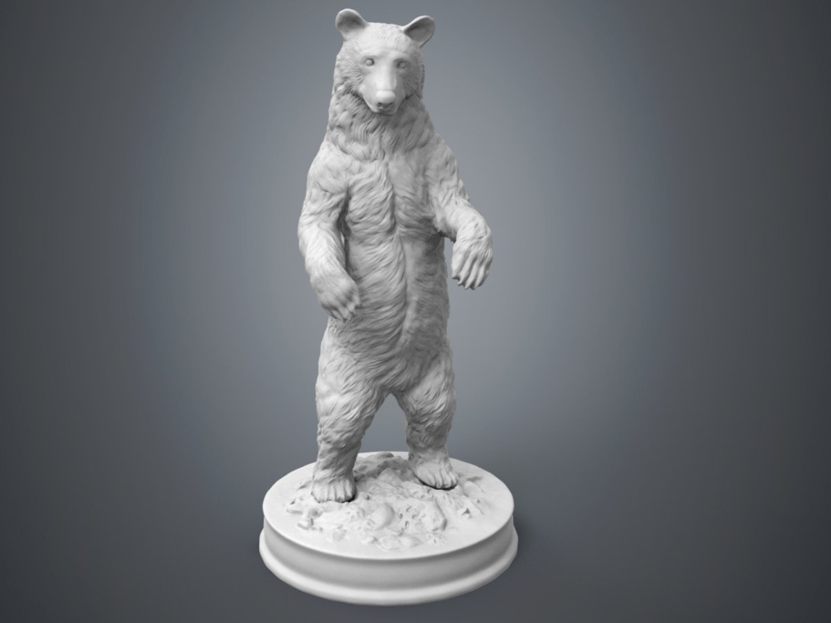 Медведь 3d модель