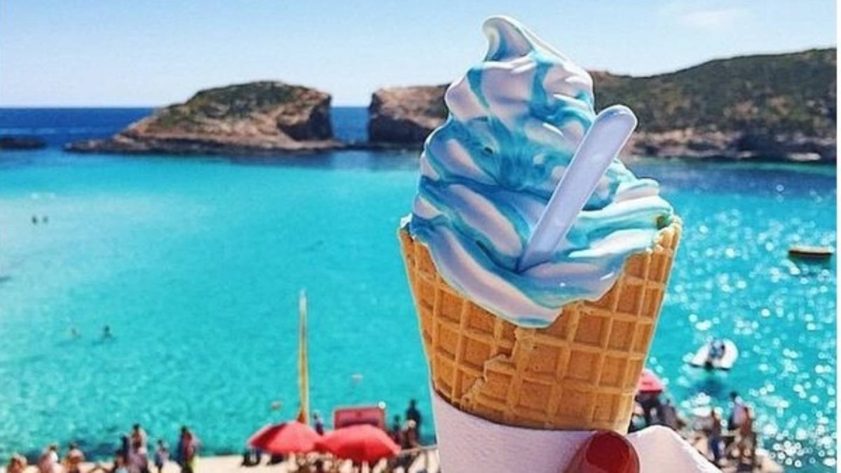 Мороженое на море