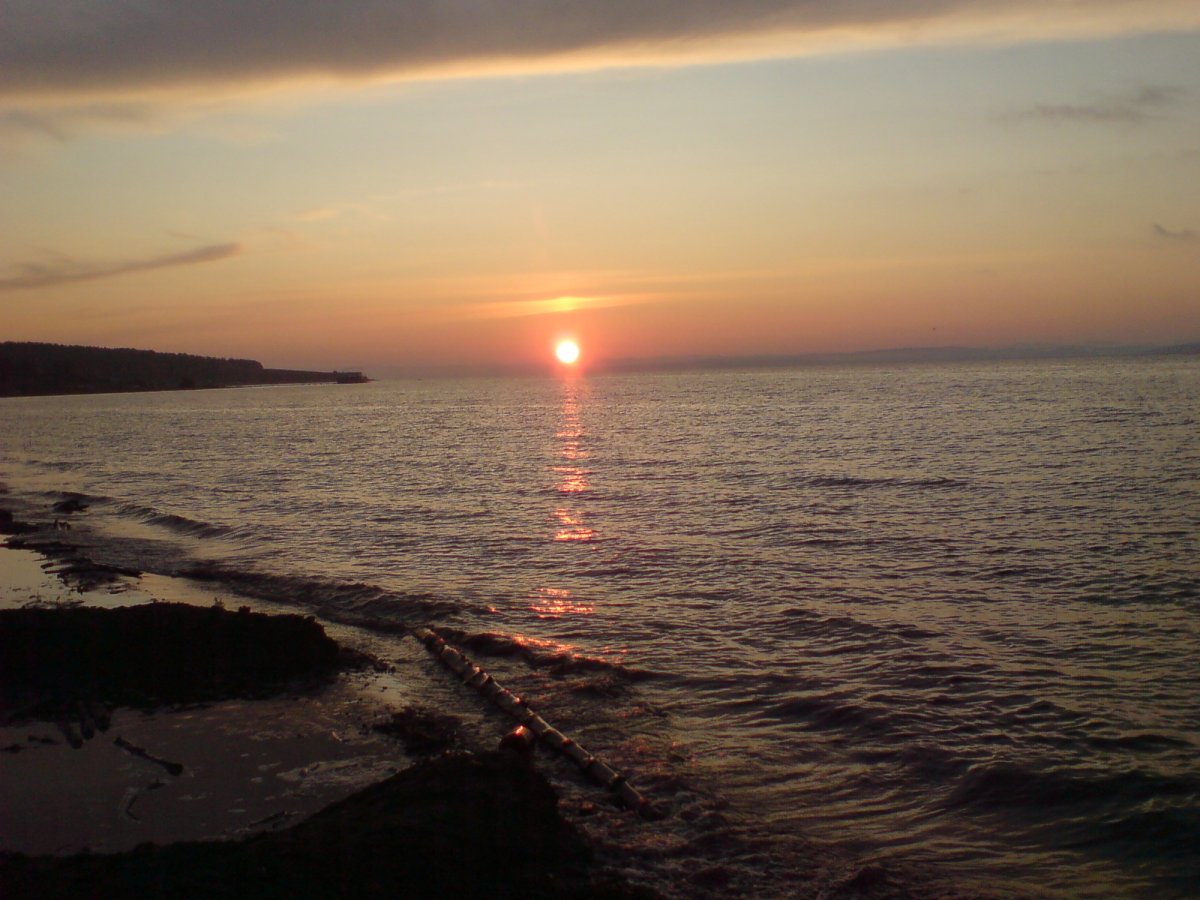 Красноярское море закат