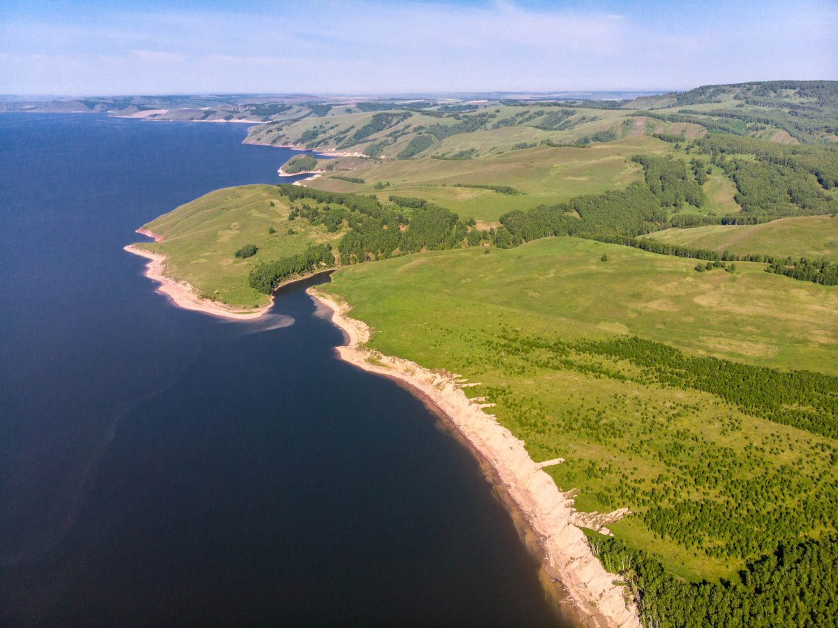 Красноярское море гора Тепсей