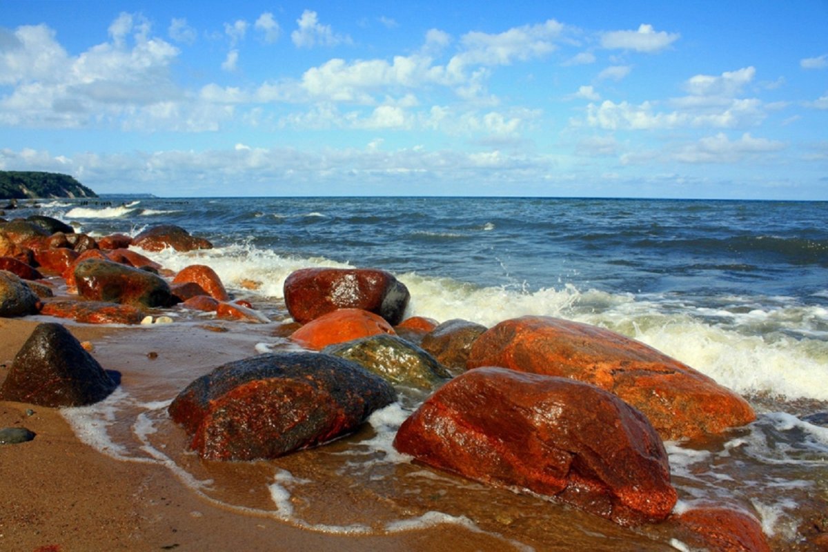 Янтарный берег Калининград пляж