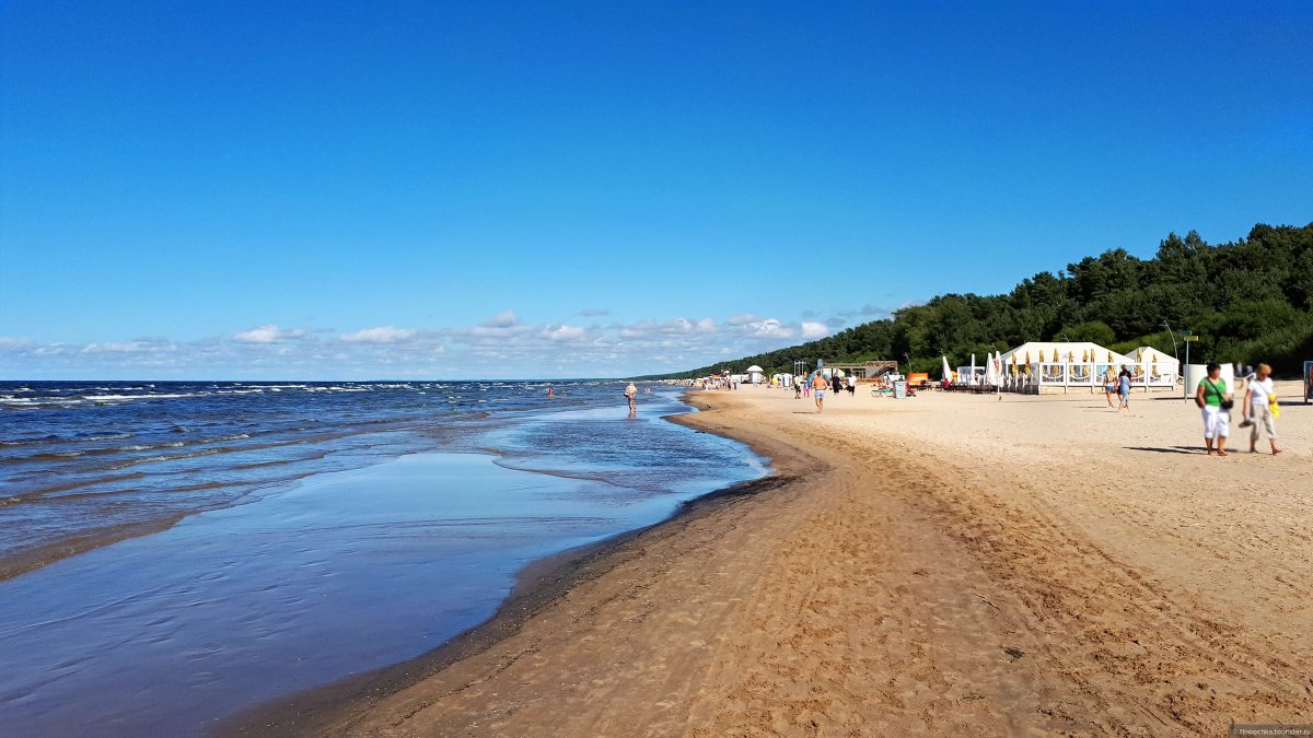 Латвия Береговая линия