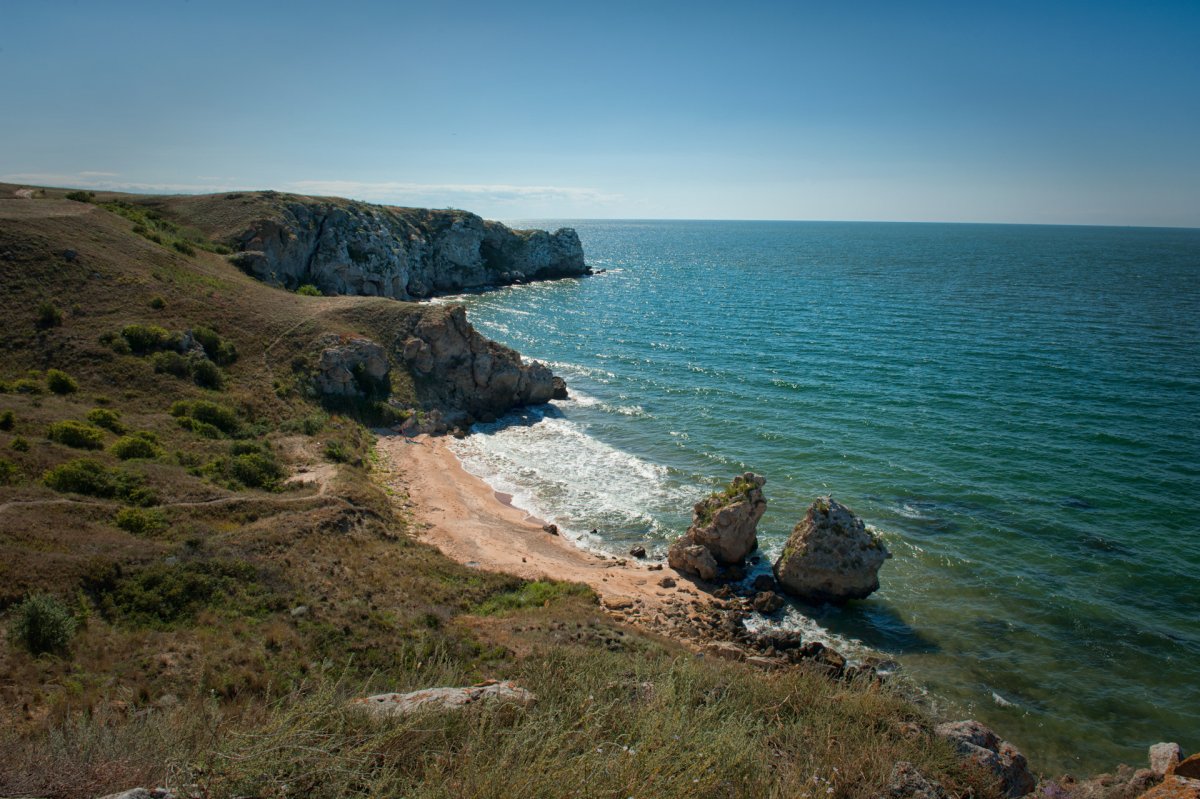 Крым Азовское море Генеральские пляжи