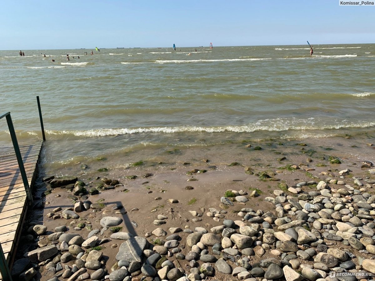 Азовское море белый песок