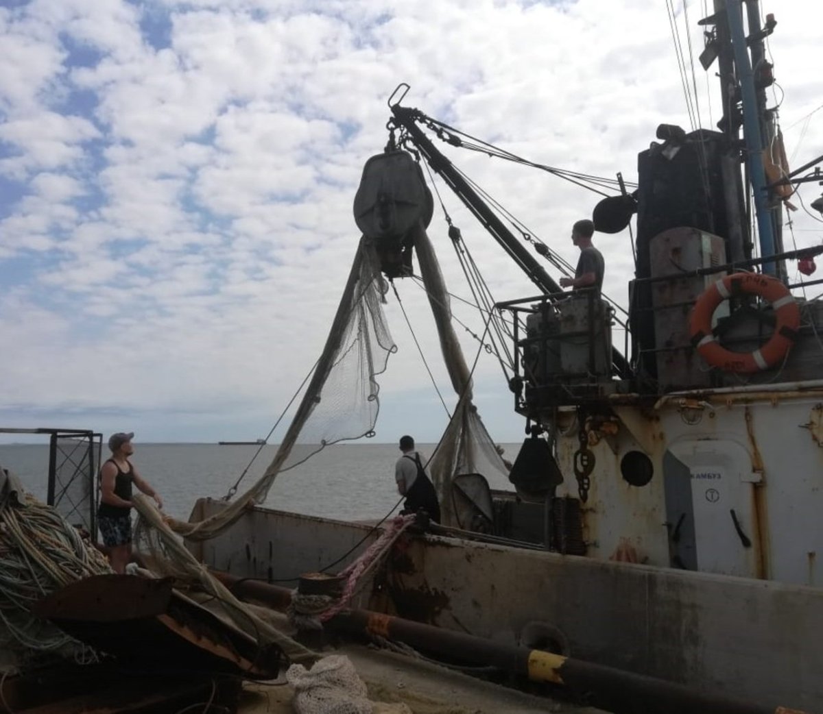 Азовское море рыболовство