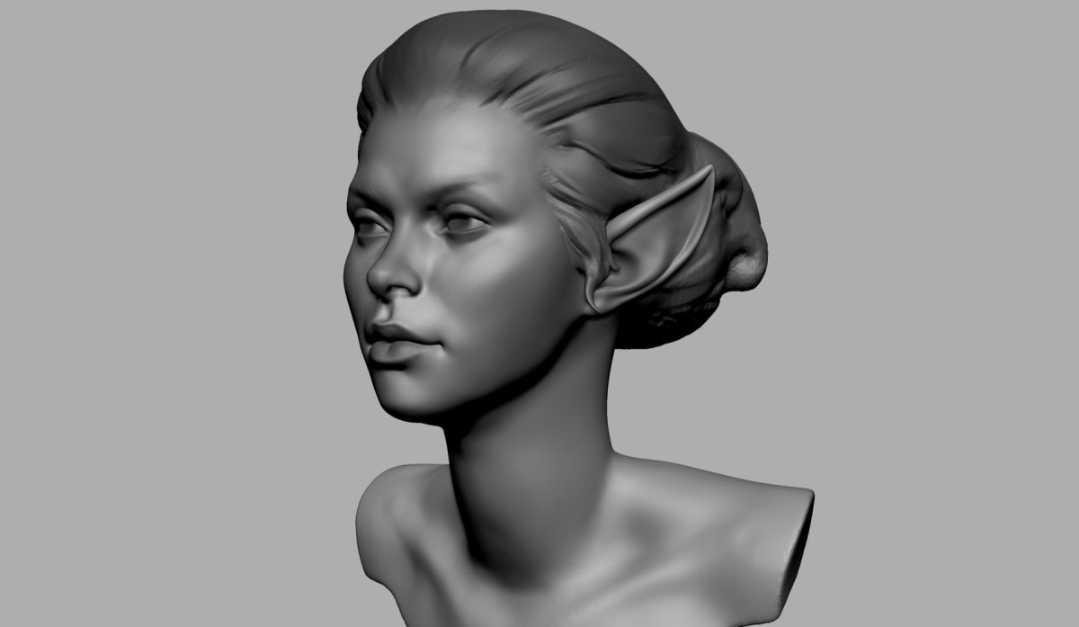 3d модель головы человека