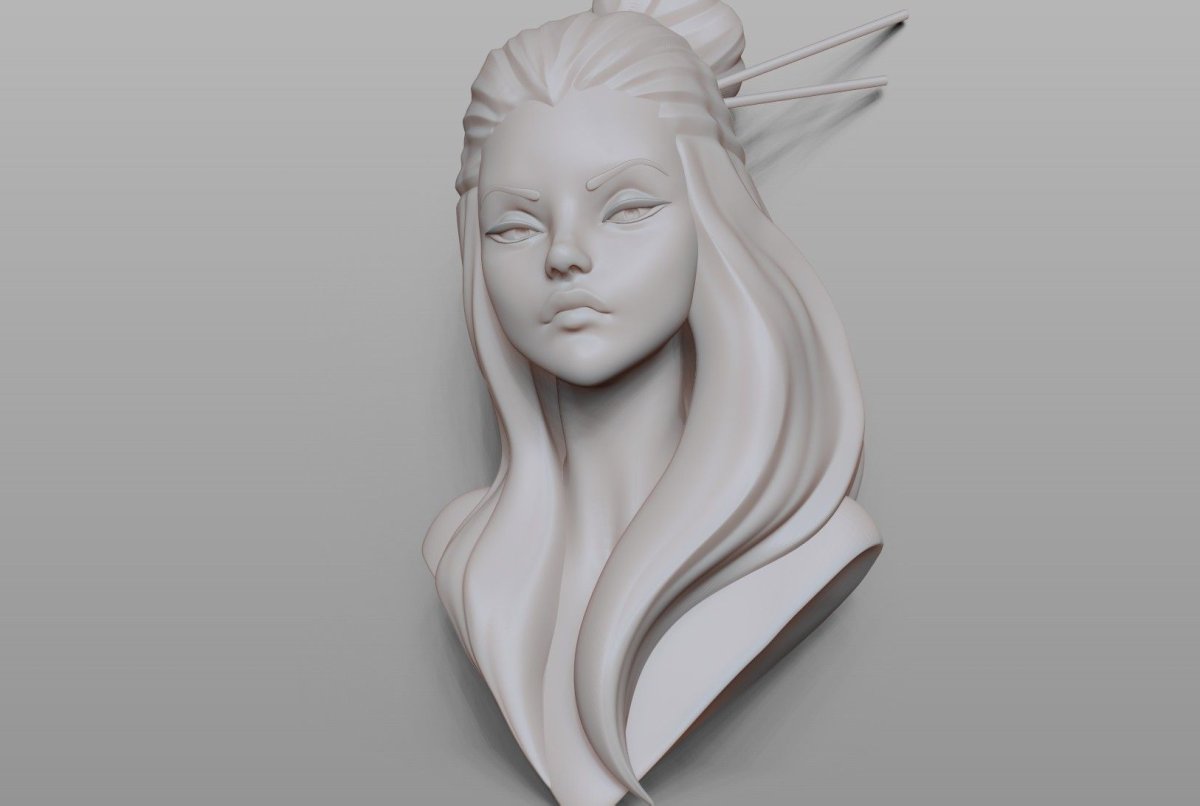 Скульптура 3д Zbrush