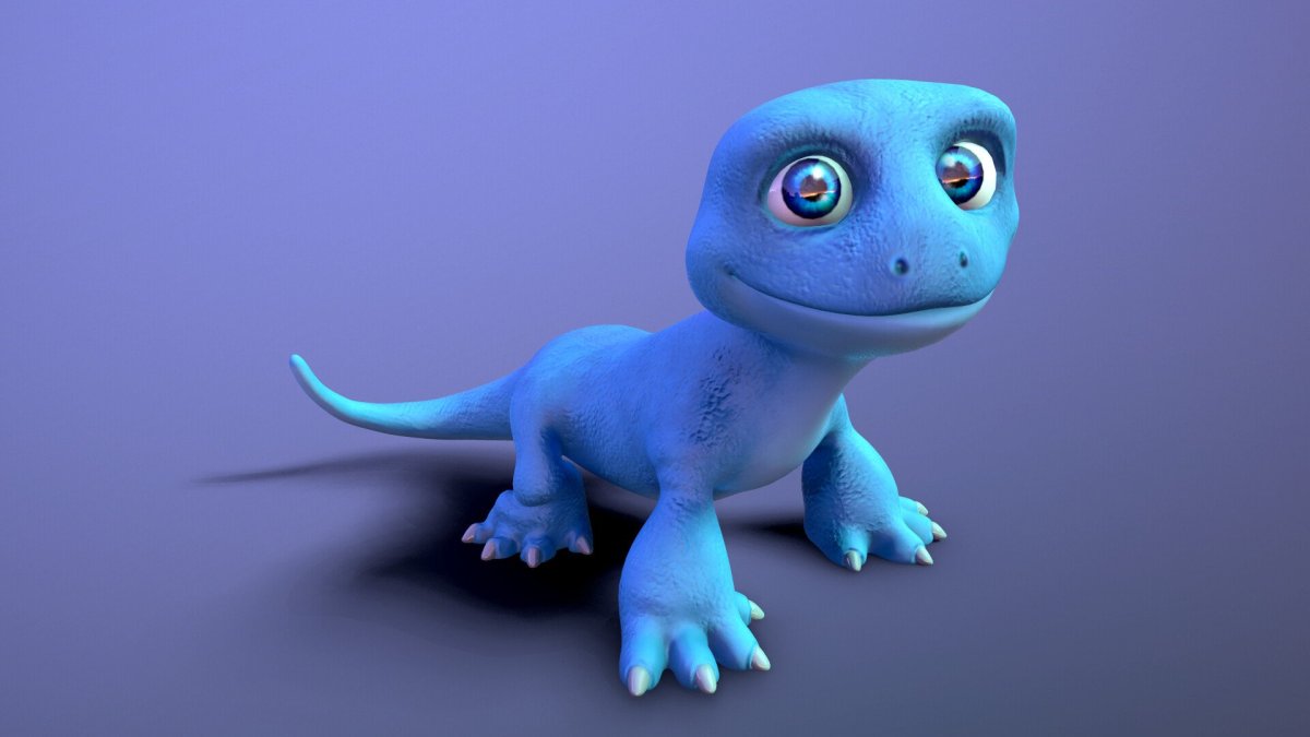 Ящерица 3d