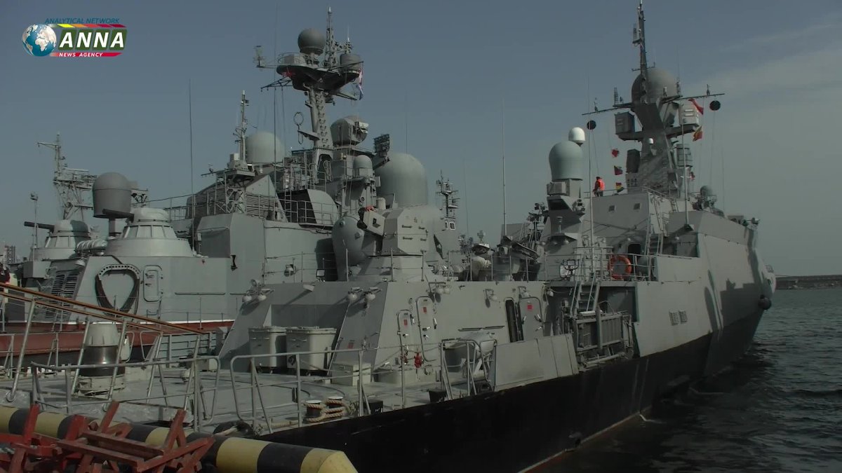 Корабли Каспийской флотилии в черном море