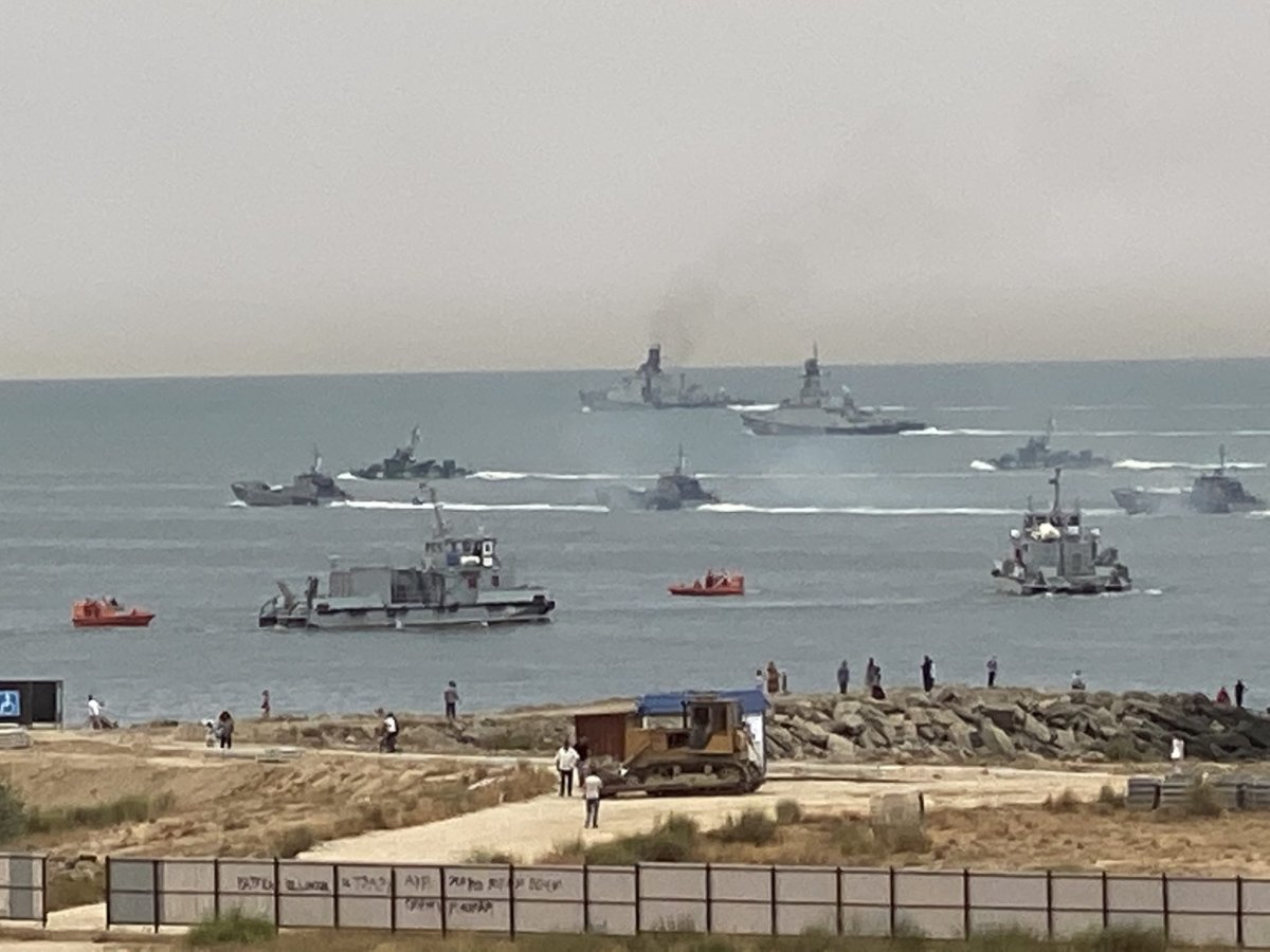 Парад ВМФ Каспийск