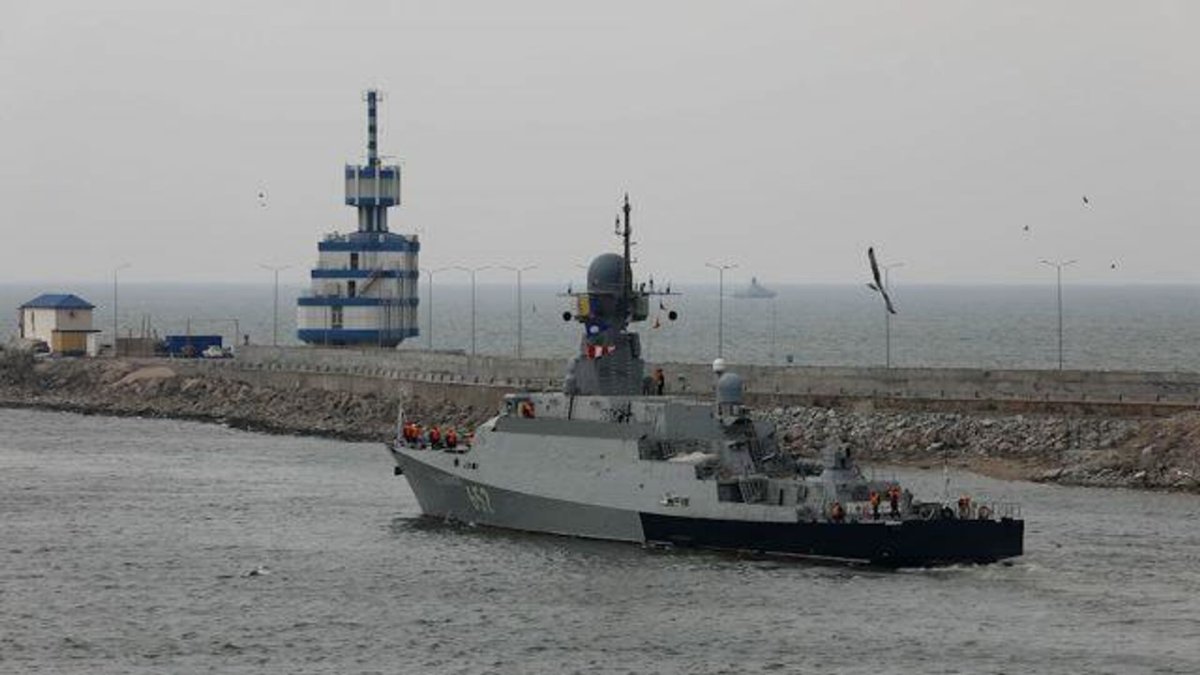 Корабли в Каспийском море