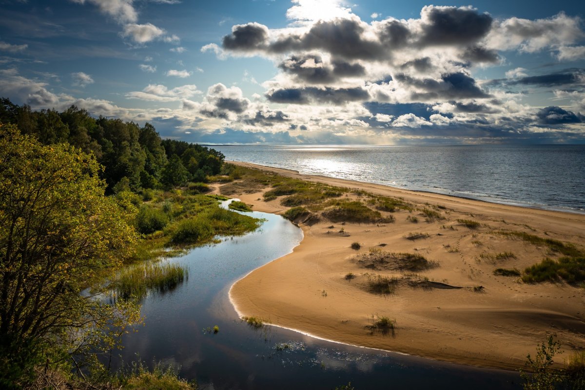 Саулкрасты пляж