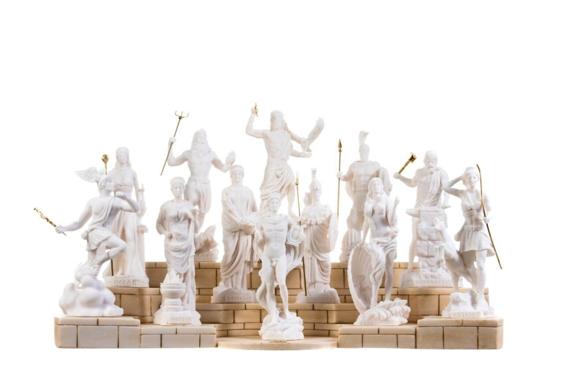 Statues of Olympus Gods