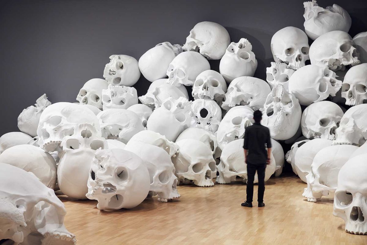 Ron Mueck черепа