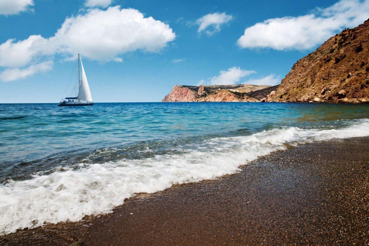 Крым море яхта