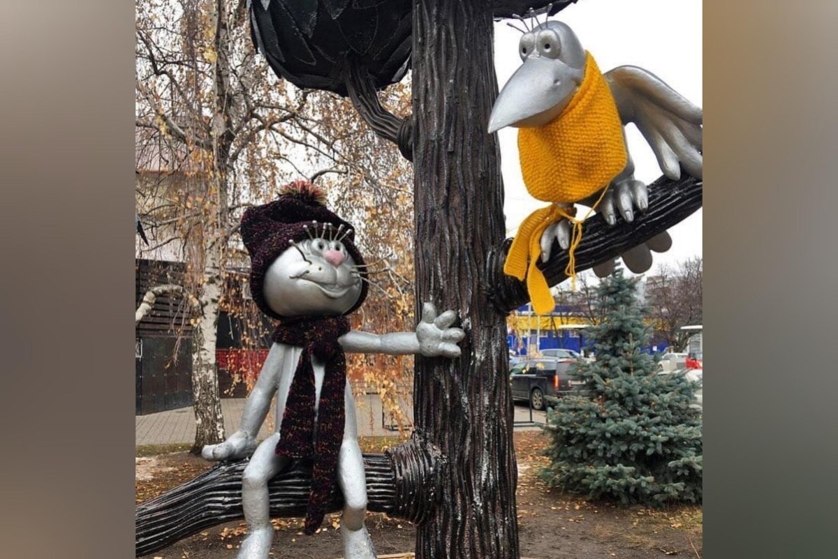 Воронеж ул Лизюкова памятник коту