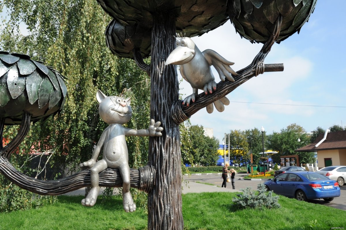 Воронеж скульптура котенок с улицы Лизюкова