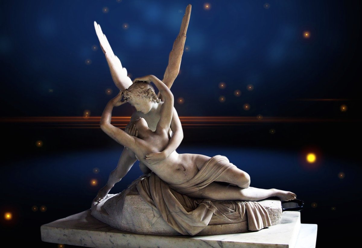 Antonio Canova Psyche Revived by Cupid's Kiss