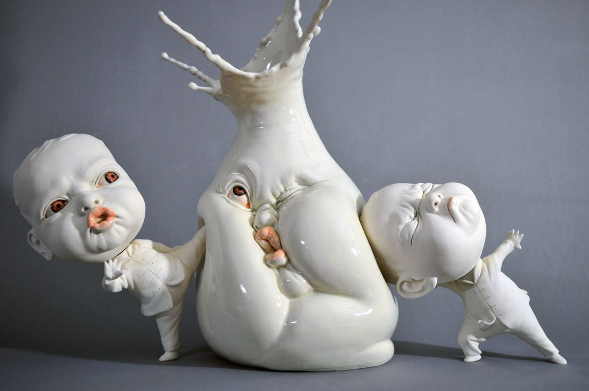 Керамические скульптуры Johnson Tsang