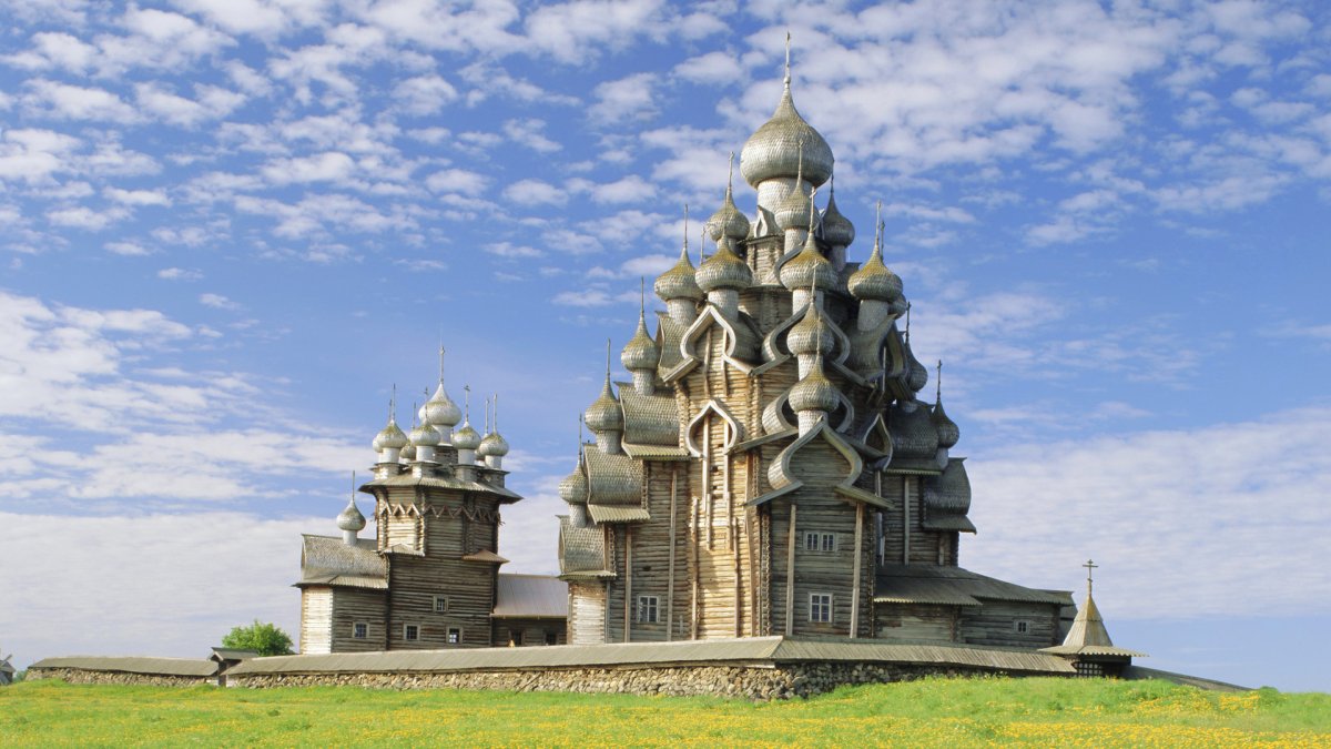 Кижский Погост Преображенская Церковь