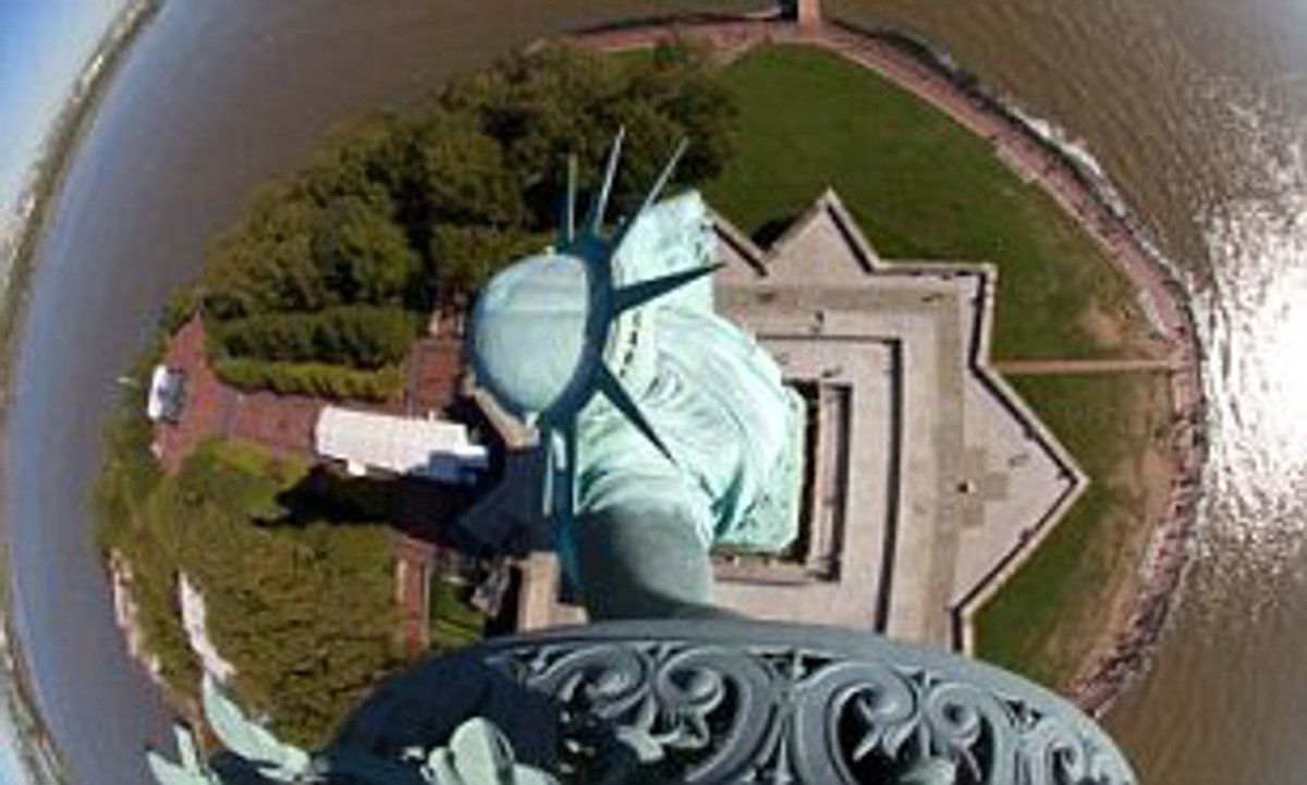 Смотровая площадка статуи свободы США