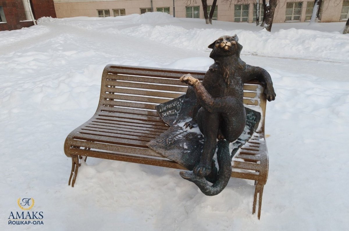Ёшкин кот зимой Йошкар-Ола