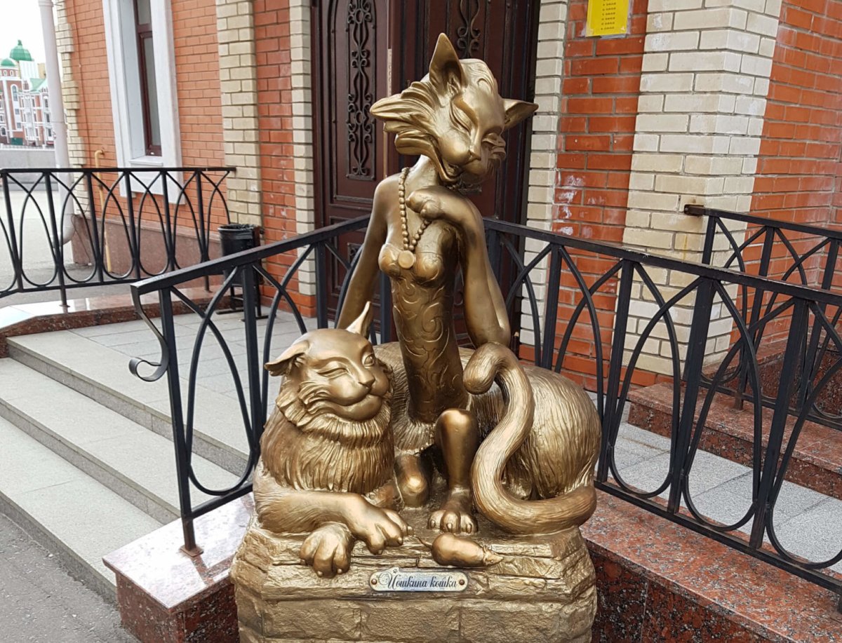 Йошкина кошка Йошкар-Ола памятник
