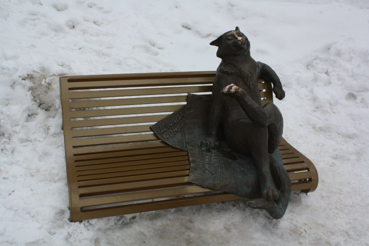 Памятник Ёшкин кот в Краснодаре