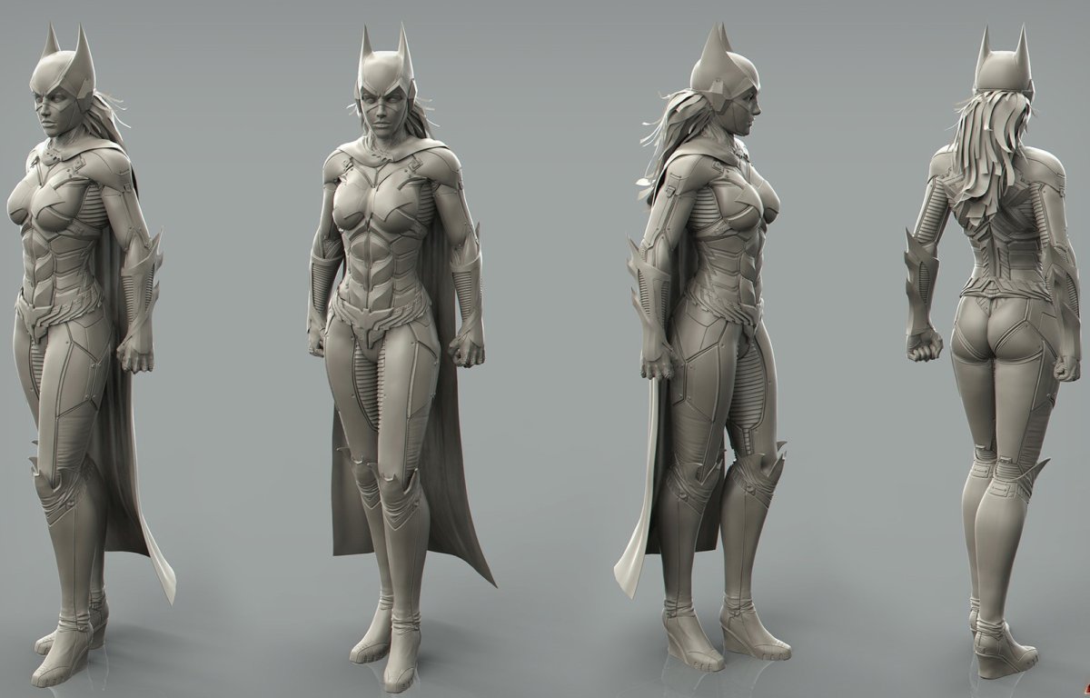Концепт персонажей Zbrush