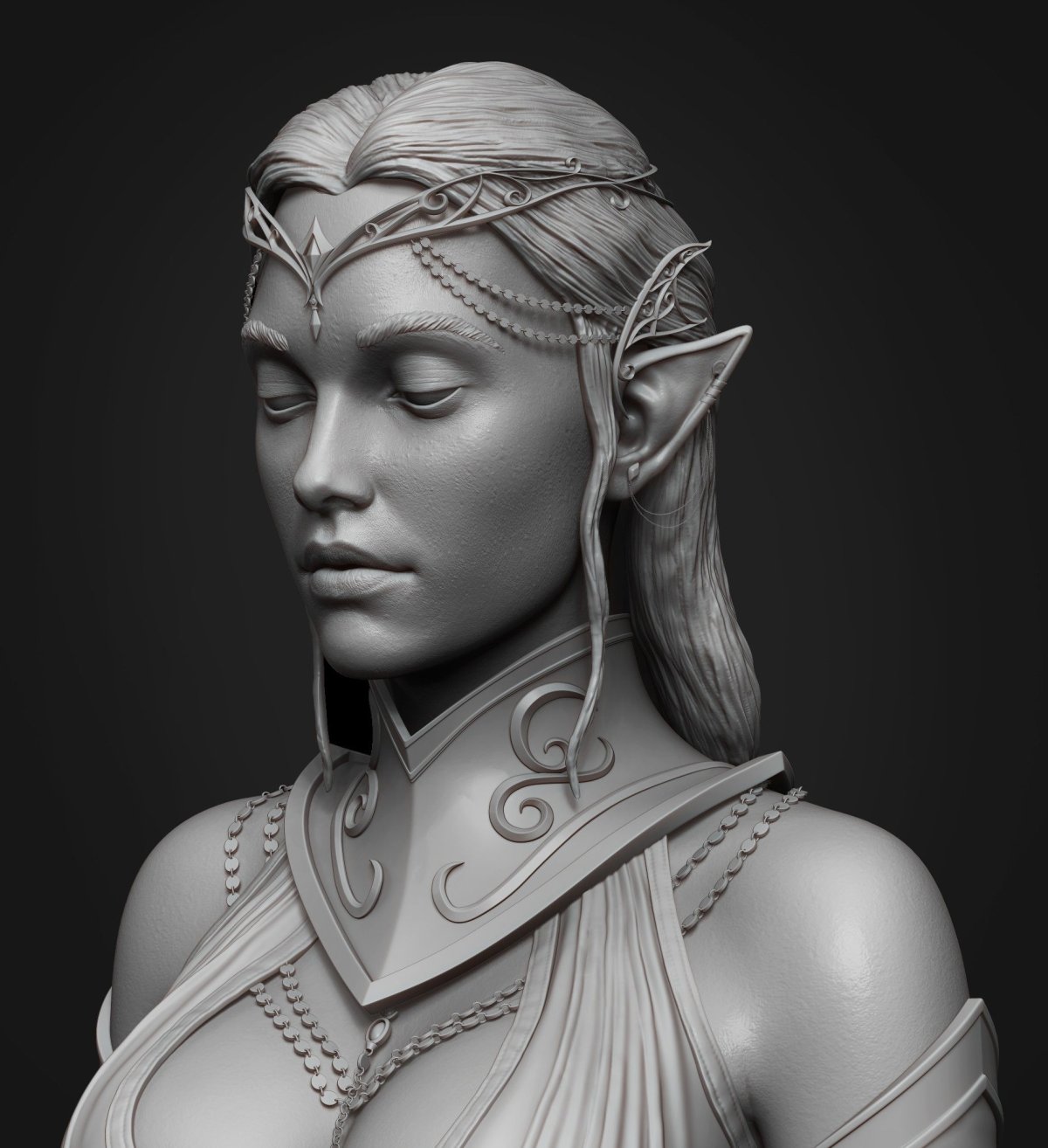 Zbrush Эльф
