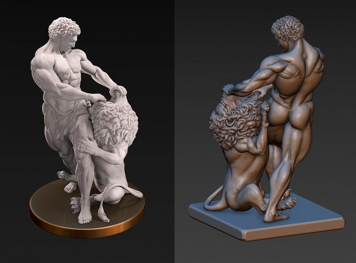Самсон 3d модель