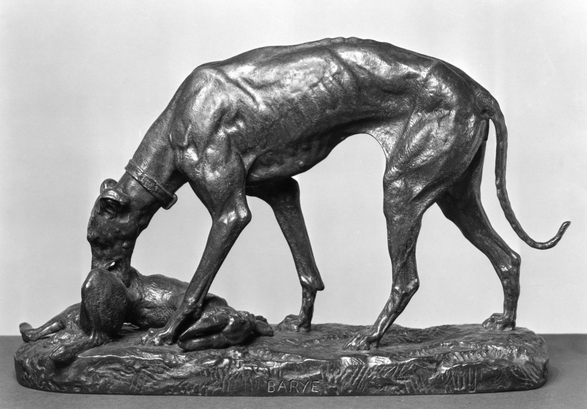 Antoine - Louis Barye собака скульптор
