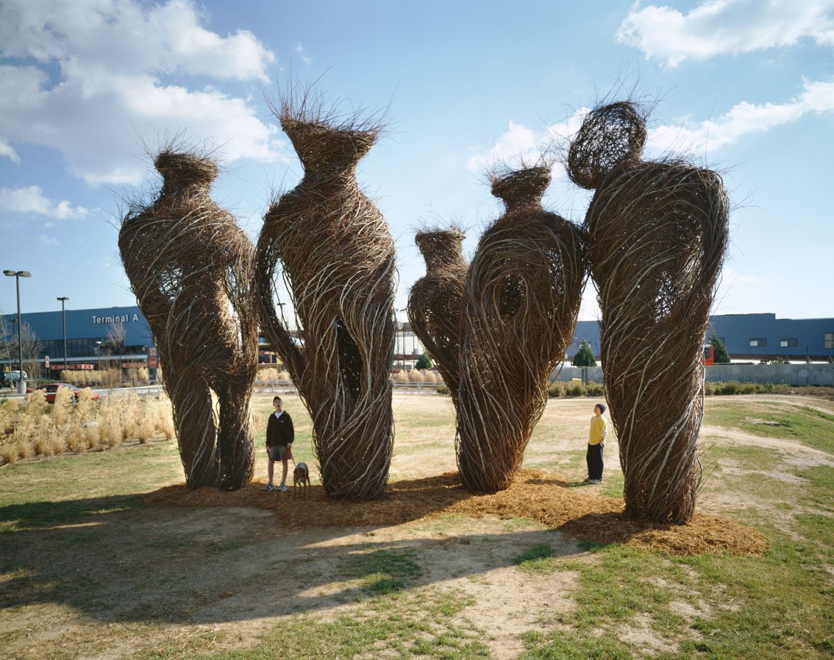 Скульптуры Patrick Dougherty