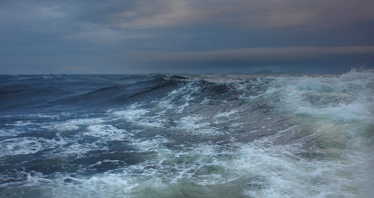 Шторм на белом море