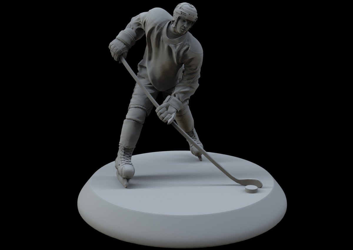 Хоккеист 3d модель