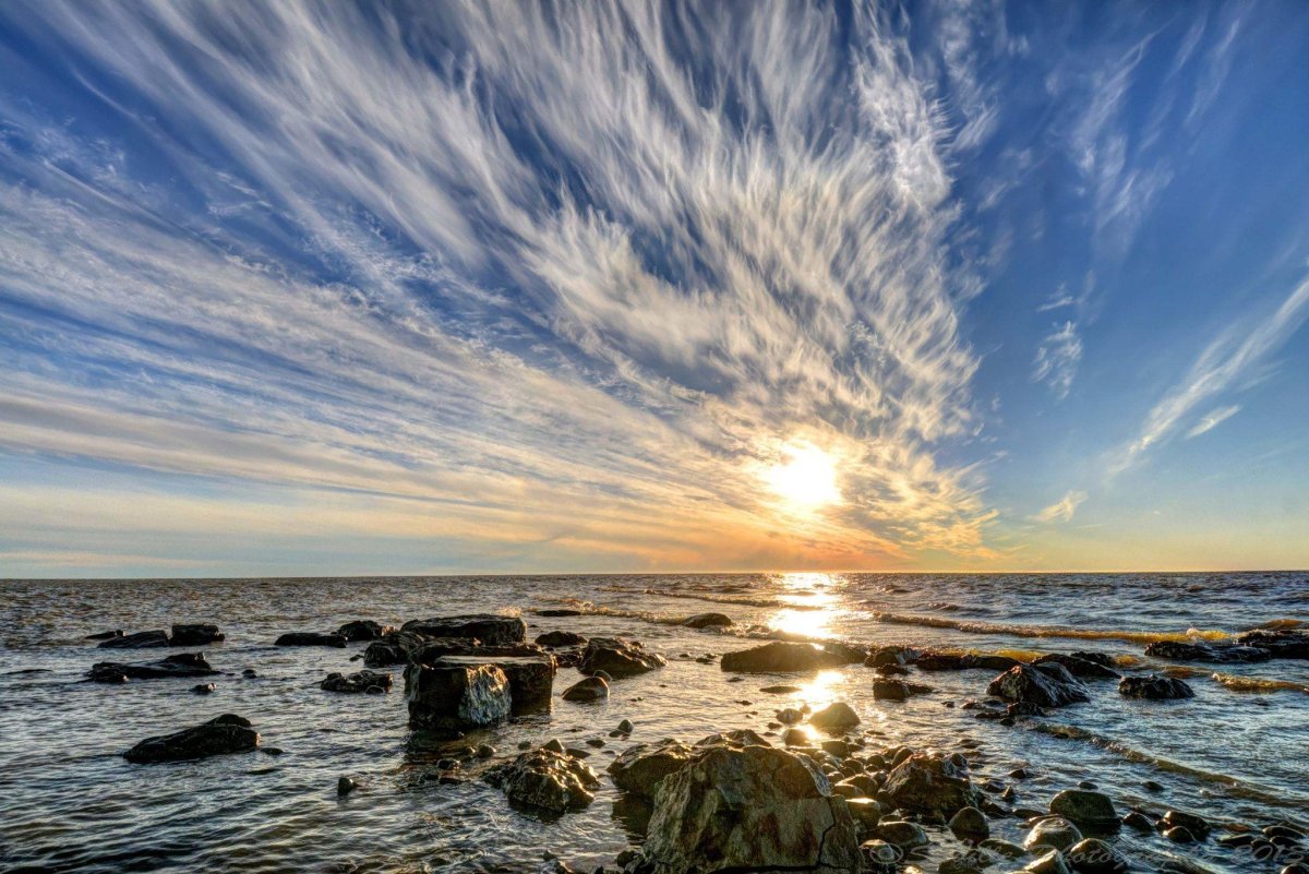Северное море лето
