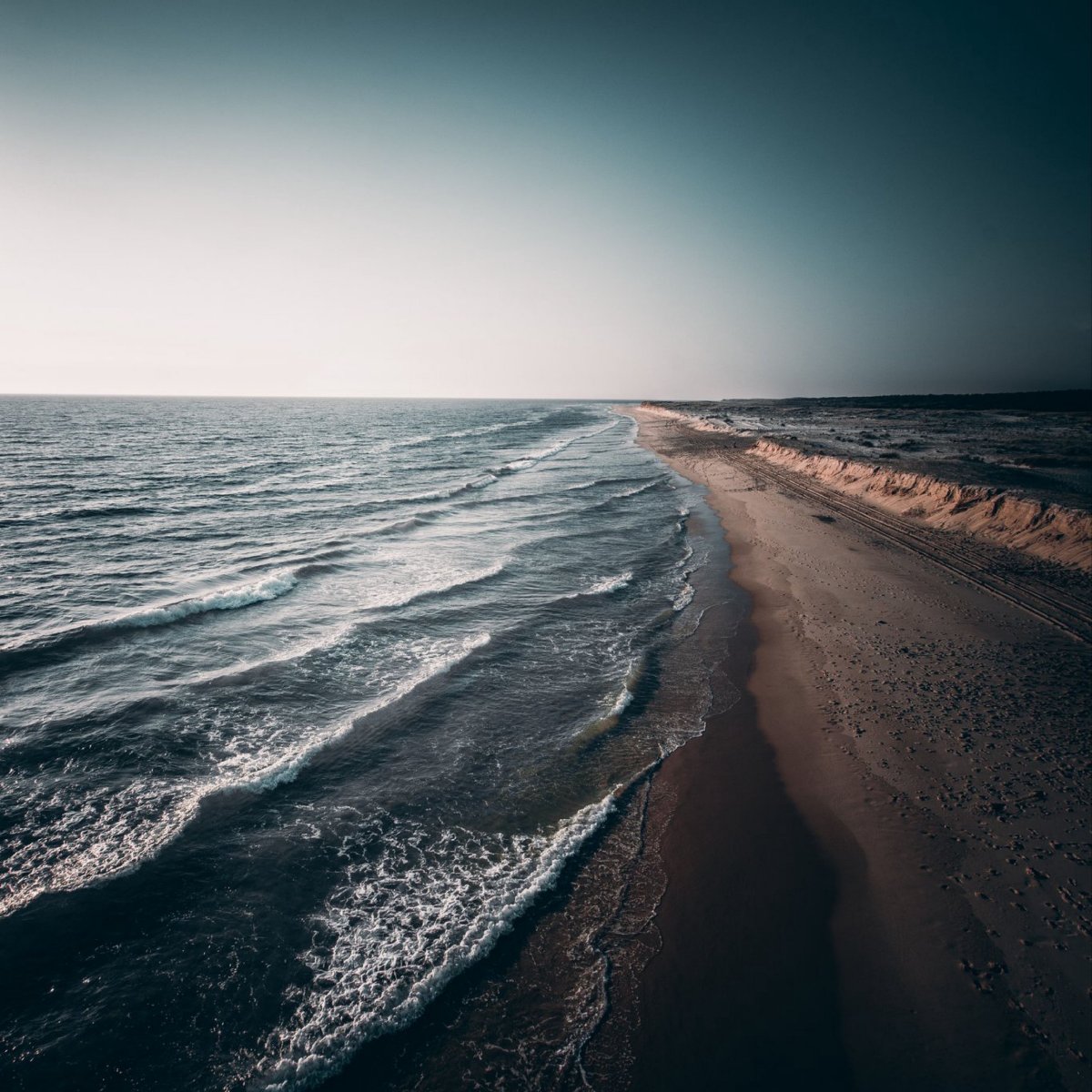 Море Прибой Горизонт