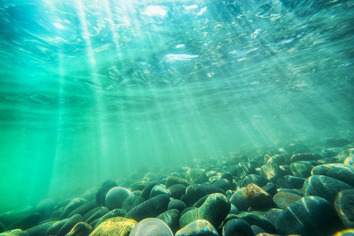 Черное море под водой